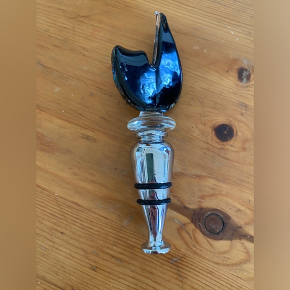 🍷Hand Blown Glass Wine Stopper - Picture 3 of 4
